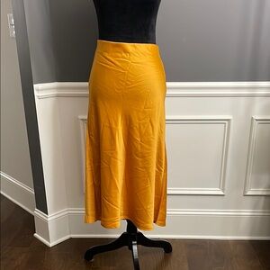 NWT, Rachel Zoe Orange Maxi Pencil Skirt